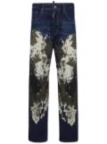 DSQUARED2 camo-wash jeans - Blue