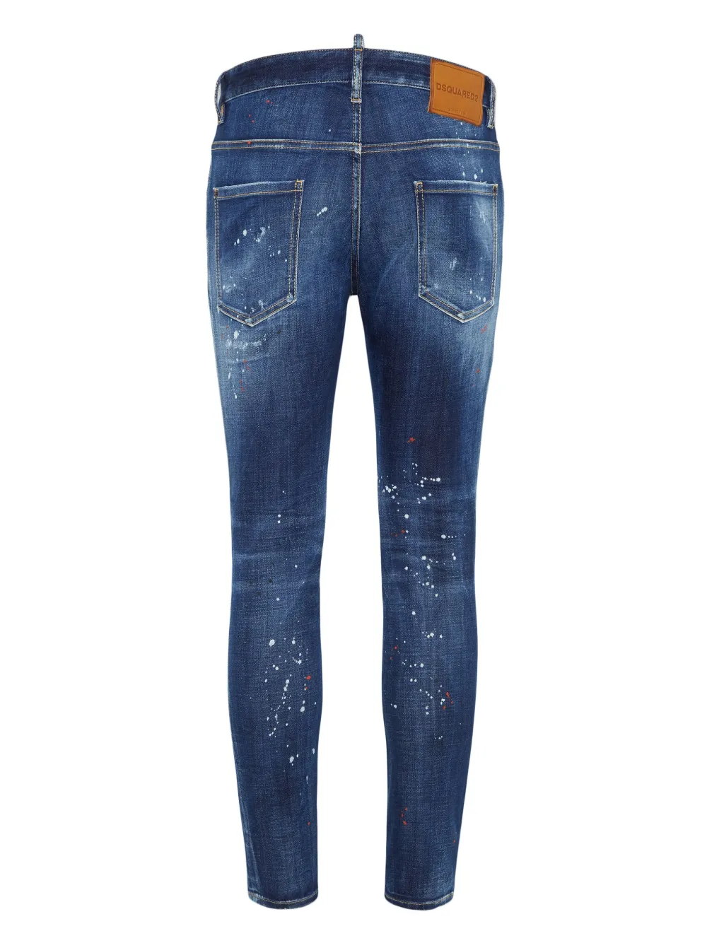 DSQUARED2 Gerafelde slim-fit jeans van stretch-katoen - Blauw