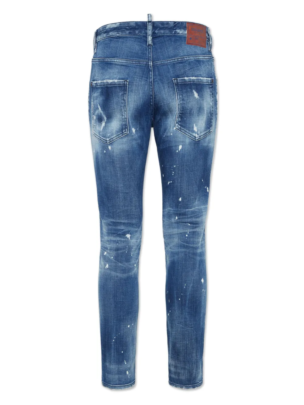 DSQUARED2 Gerafelde slim-fit jeans - Blauw