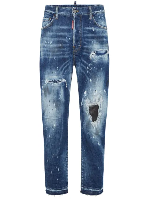 DSQUARED2 jeans stretch con efecto envejecido