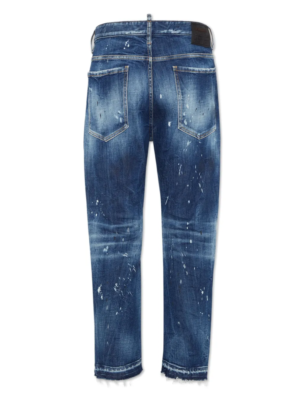 DSQUARED2 Gerafelde jeans van stretch-katoen - Blauw