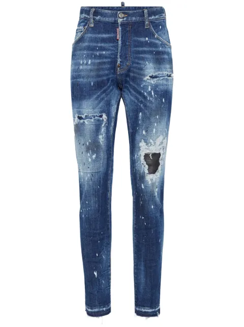 DSQUARED2 distressed slim jeans