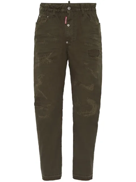 DSQUARED2 distress-effect trousers 