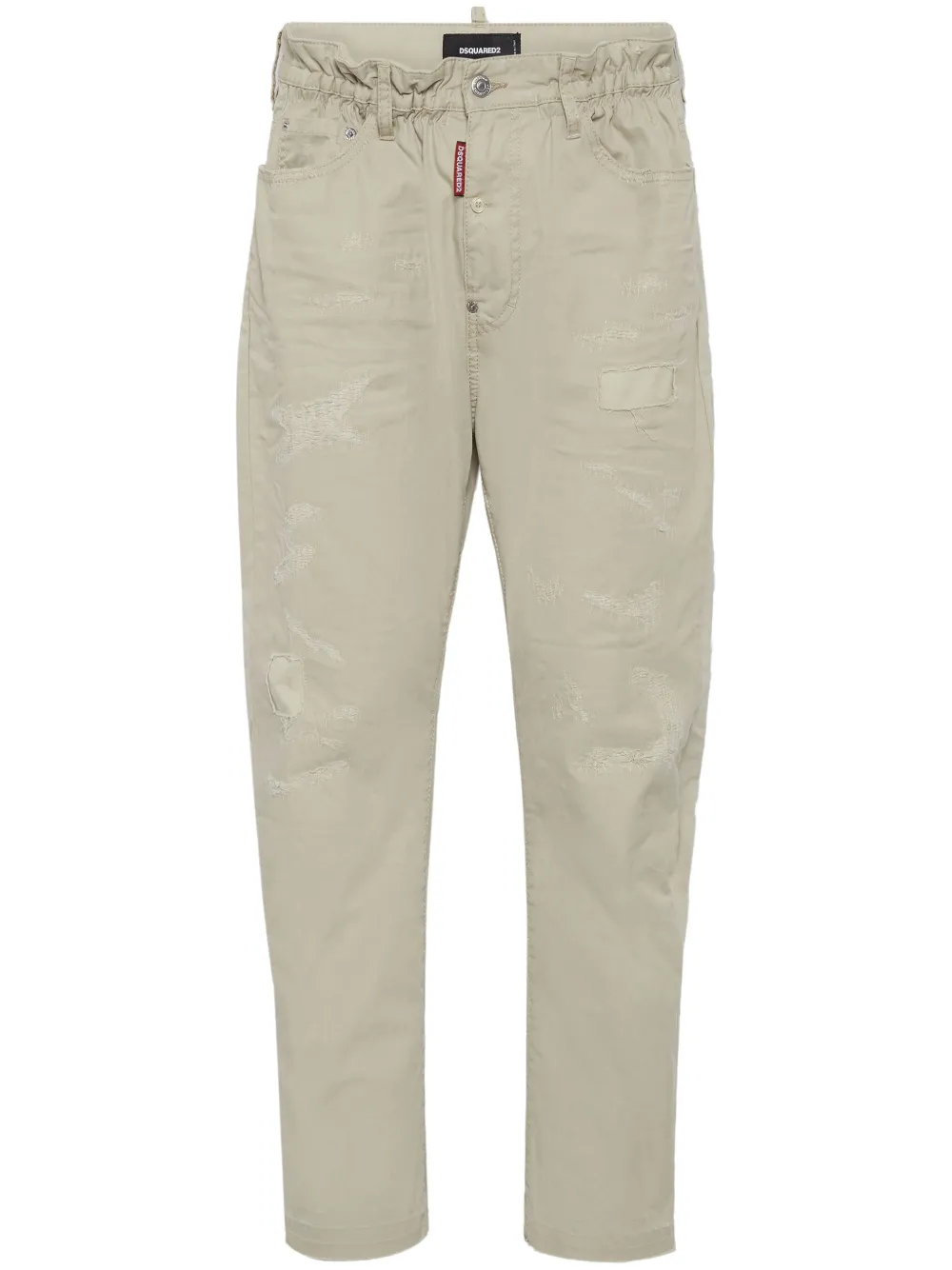 DSQUARED2 distress-effect trousers | Neutrals | Image 1