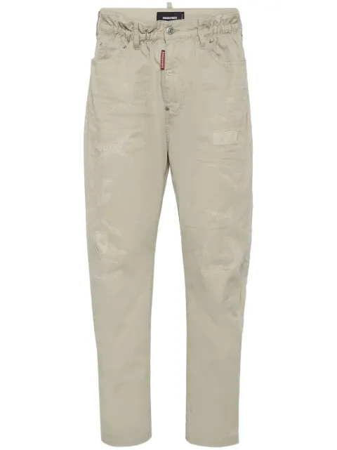 DSQUARED2 distress-effect trousers 