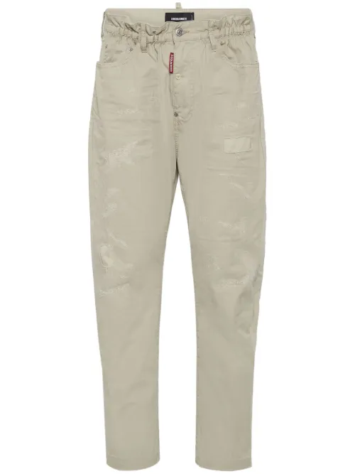 Pantalon à effet usé en effet - DSQUARED2 - Modalova