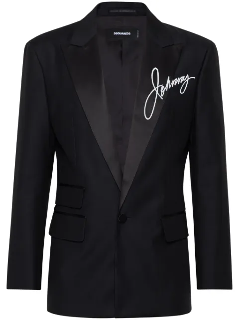 DSQUARED2 Blazer J.C. con stampa