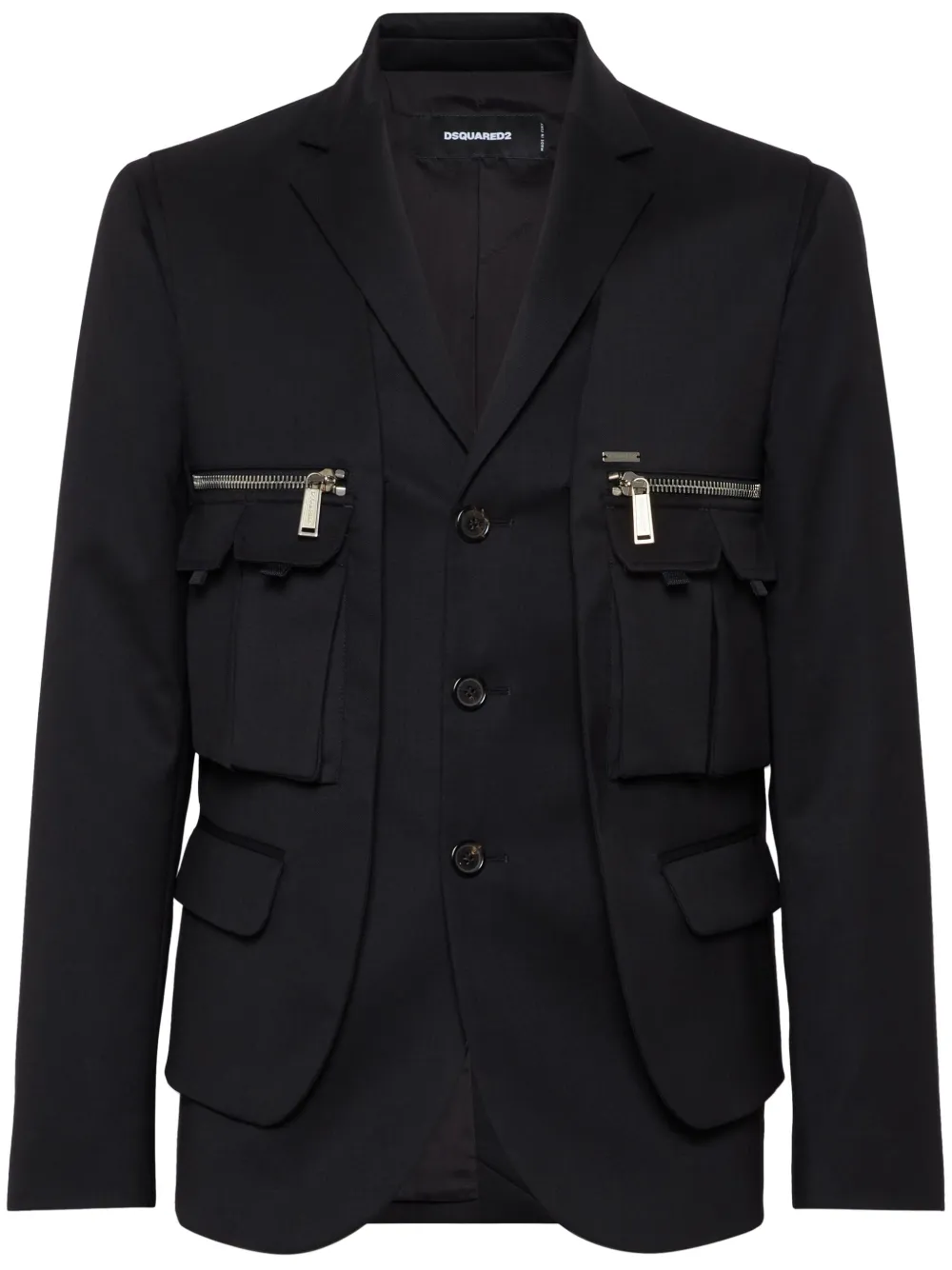 DSQUARED2 single-breasted jacket | Black | Image 1
