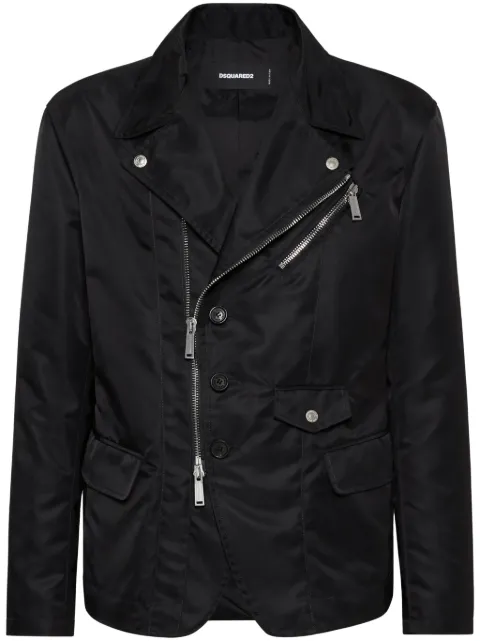 DSQUARED2 satin biker jacket