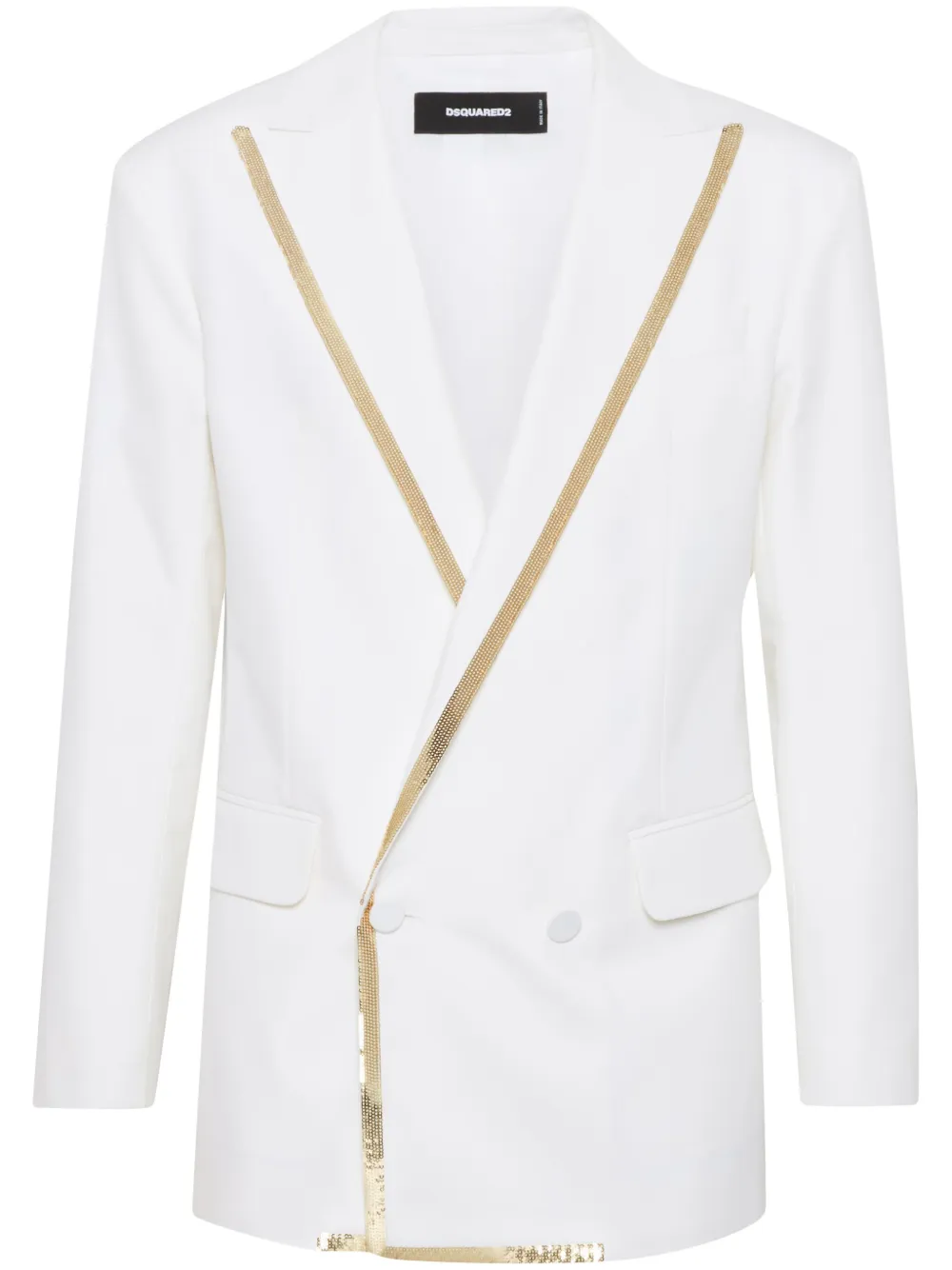 DSQUARED2 double-breasted blazer | White | Image 1