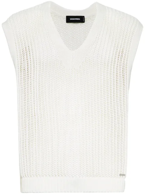 DSQUARED2 open-knit vest
