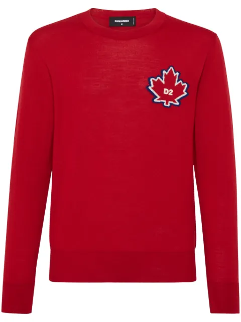 DSQUARED2 embroidered logo jumper Men