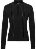 DSQUARED2 sequin-embellished polo shirt - Black