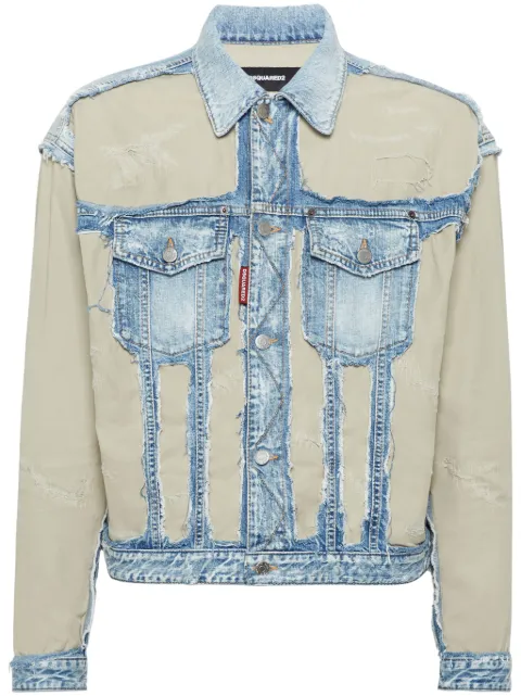 DSQUARED2 distressed denim jacket
