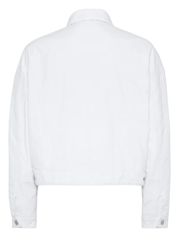 流行り の ブランド  DSQUARED2 デニムジャケット JP FARFETCH | ホワイト | ジャケット・アウター