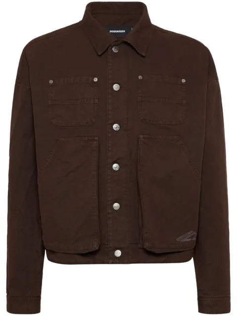 DSQUARED2 sobrecamisa con bolsillos