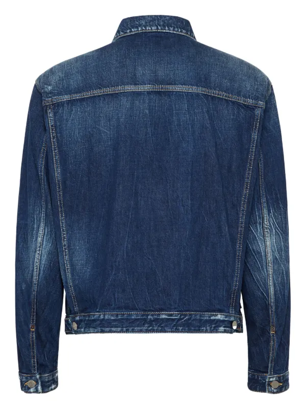 DSQUARED2 ジップアップ デニムジャケット | ブルー | FARFETCH JP