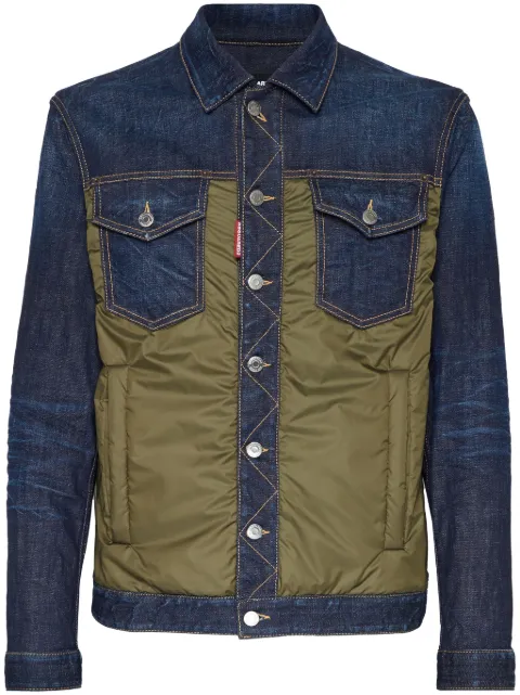 DSQUARED2 two-tone denim jacket 