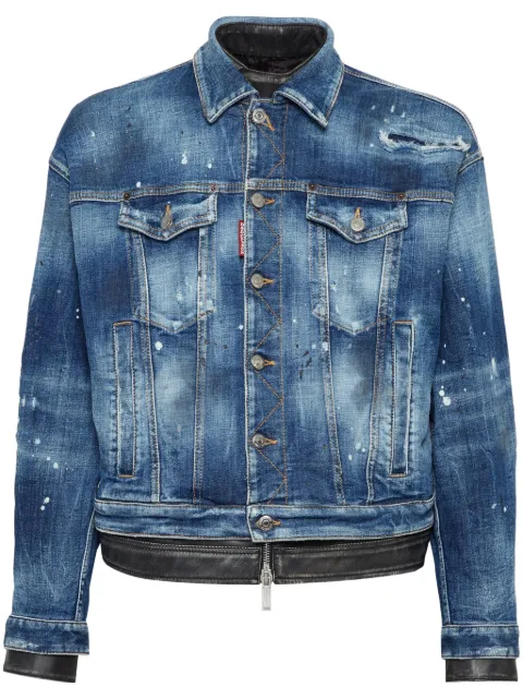 DSQUARED2 layered denim jacket