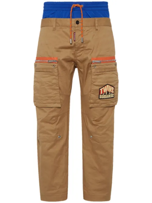 Pantalon en coton à poches cargo - DSQUARED2 - Modalova