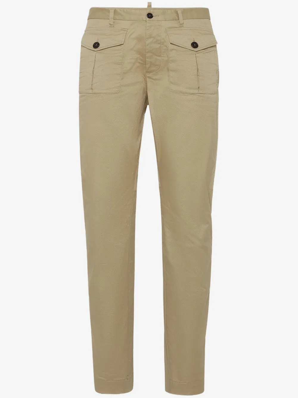DSQUARED2 cotton tapered trousers | Neutrals | Image 1
