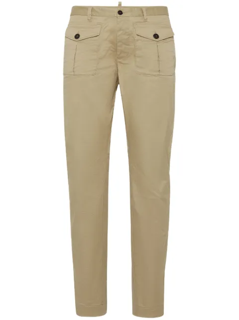 DSQUARED2 cotton tapered trousers