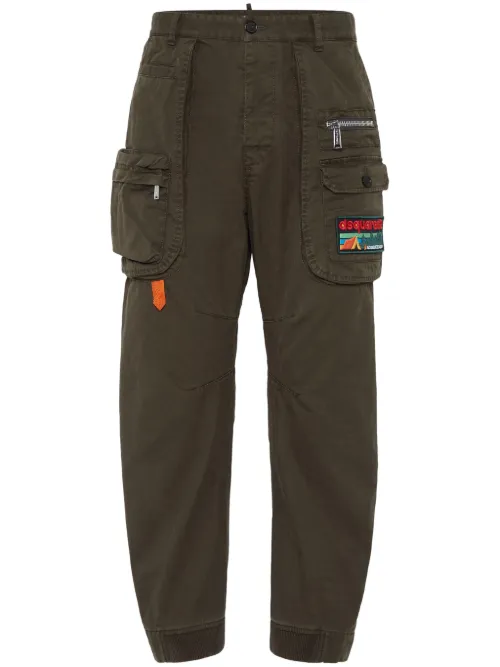 Pantalon en coton à poches cargo - DSQUARED2 - Modalova