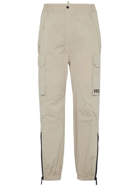 DSQUARED2 pantalones cargo con diseño recto