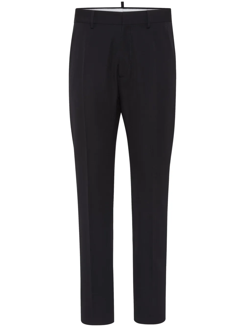 DSQUARED2 virgin wool tapered-leg trousers | Black | Image 1