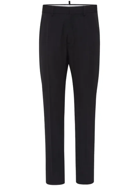 DSQUARED2 virgin wool tapered-leg trousers