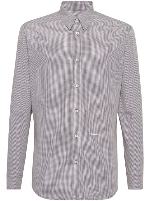 DSQUARED2 Relax Dan micro-checked shirt