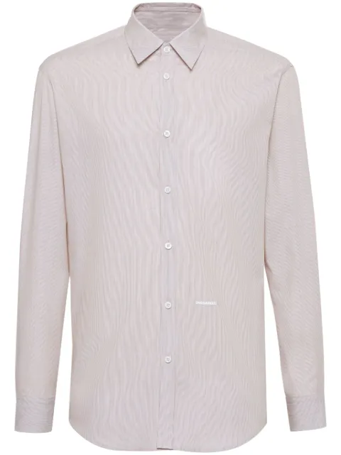 DSQUARED2 Rex Dan micro-striped shirt