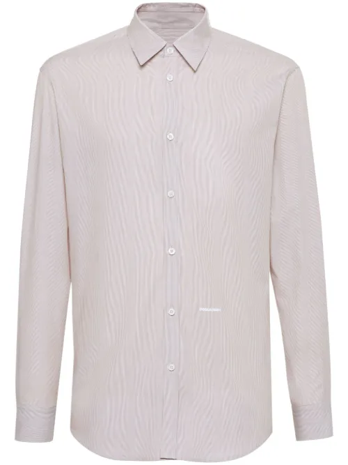 Chemise Rex Dan à fines rayures - DSQUARED2 - Modalova