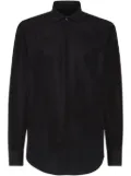 DSQUARED2 bib-front long-sleeve shirt - Black