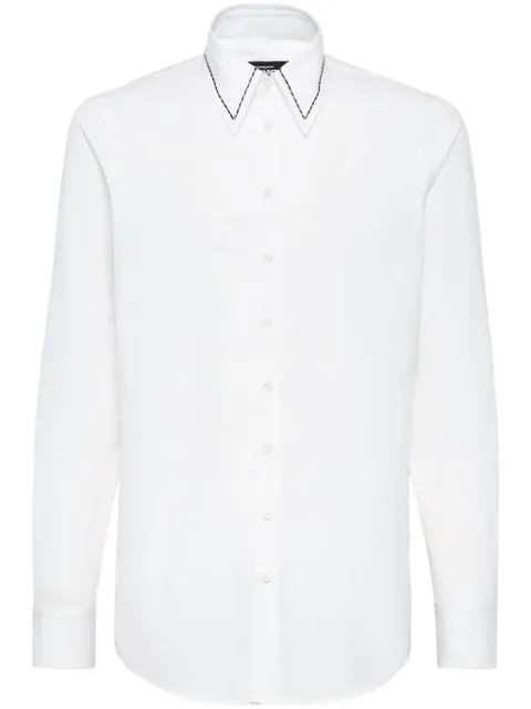 DSQUARED2 contrast stitching long-sleeves shirt