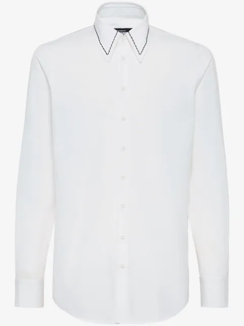 DSQUARED2 camisa con costuras en contraste