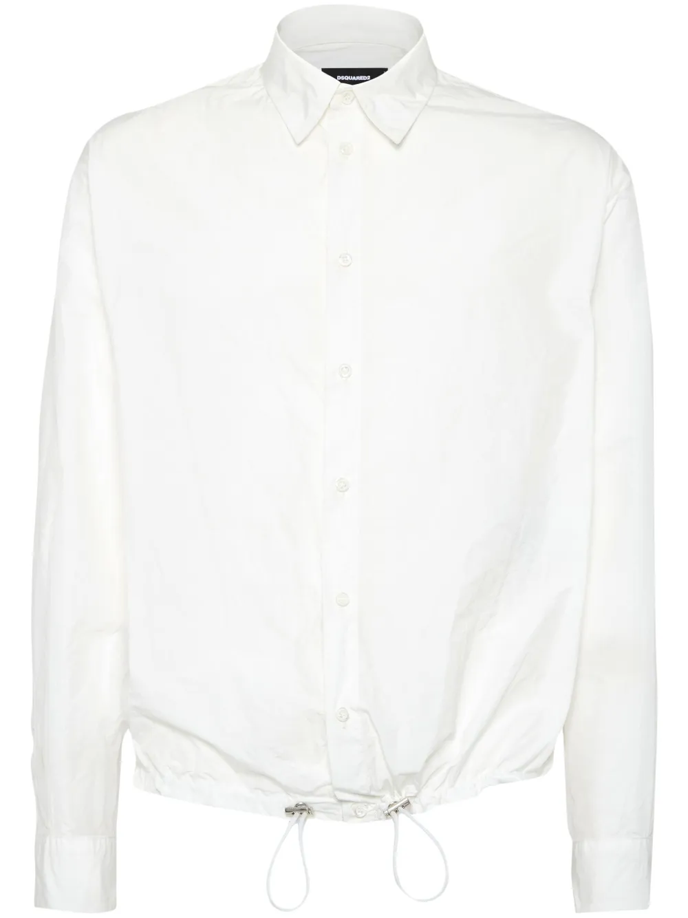 DSQUARED2 superlight drawstring shirt | White | Image 1