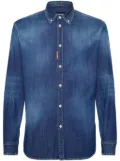 DSQUARED2 dark-wash relaxed shirt - Blue