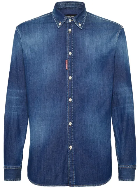 DSQUARED2 camisa con efecto lavado