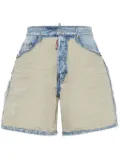 DSQUARED2 Semplice Carpenter denim shorts - Neutrals