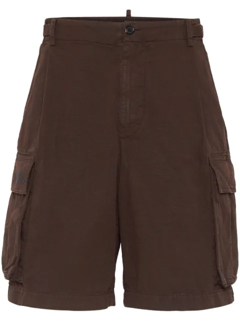 DSQUARED2 cotton track shorts
