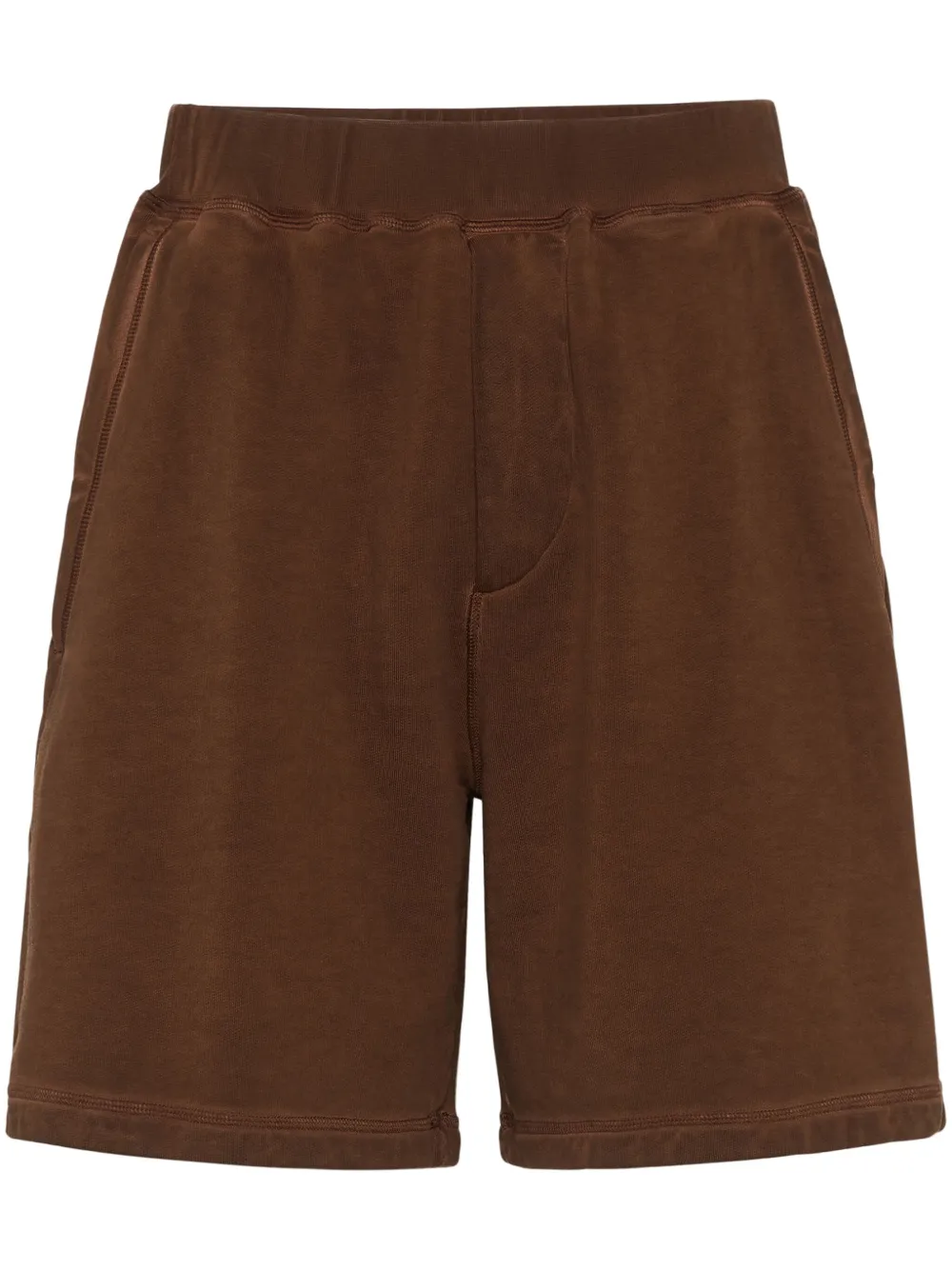 DSQUARED2 logo-print track shorts | Brown | Image 1