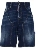 DSQUARED2 cotton denim shorts - Blue