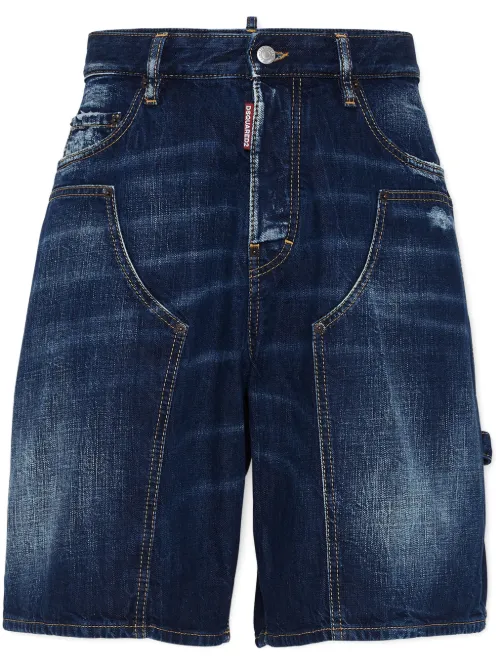 DSQUARED2 short en jean - Bleu - DSQUARED2 - Modalova