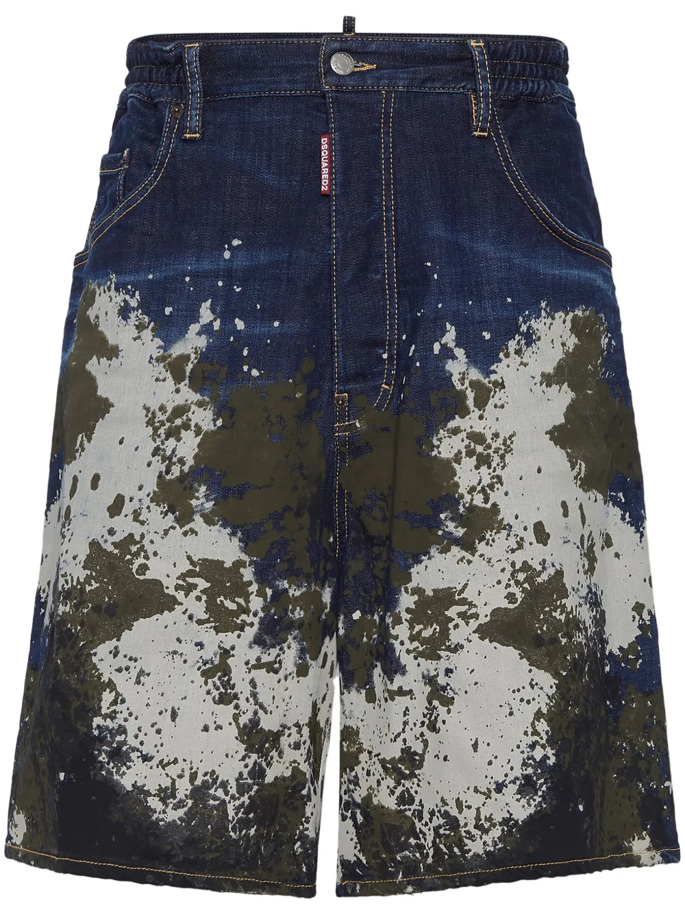 DSQUARED2 Bermuda jeans de algodão stretch | Azul | Image 1