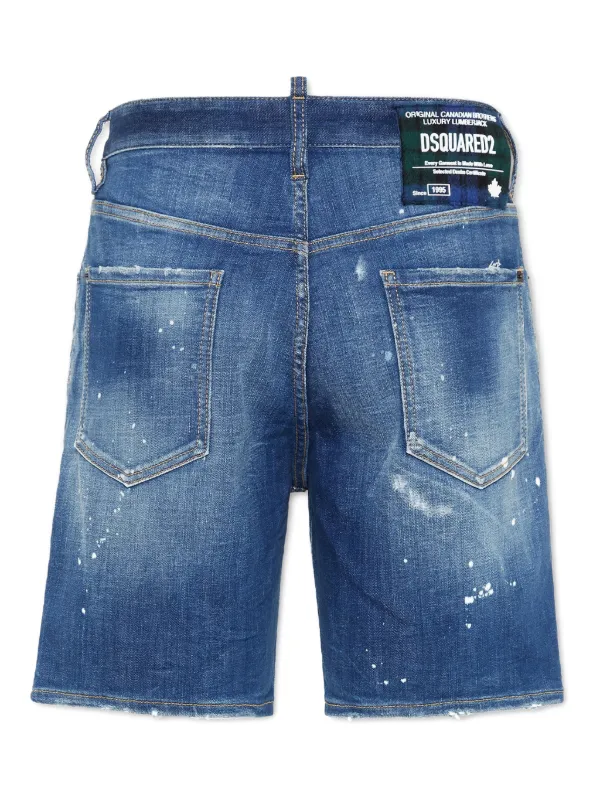 DSQUARED2 stretch-cotton Denim Shorts | Blue | FARFETCH