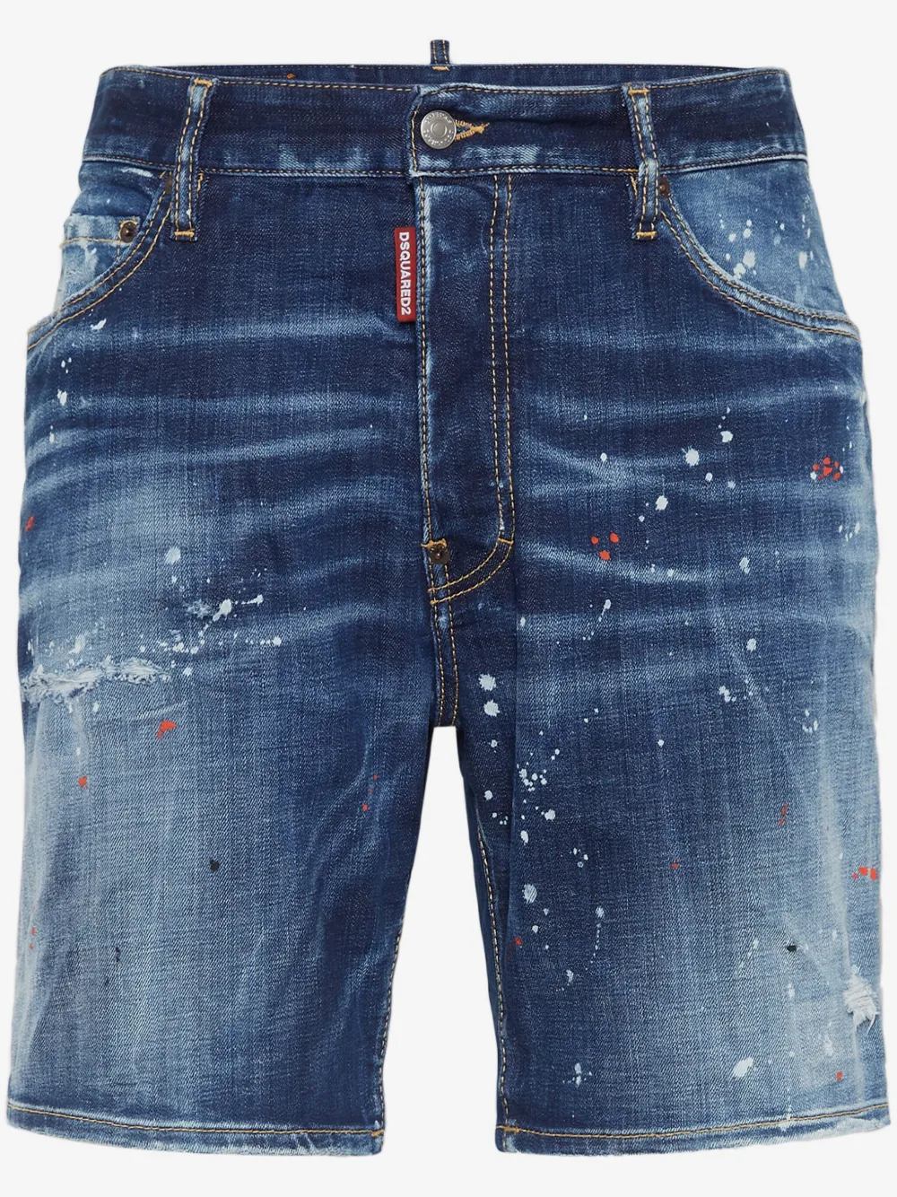 DSQUARED2 paint-splatter shorts | Blue | Image 1