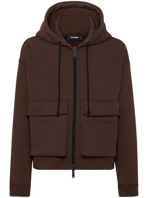 DSQUARED2 Icon zip-up hoodie