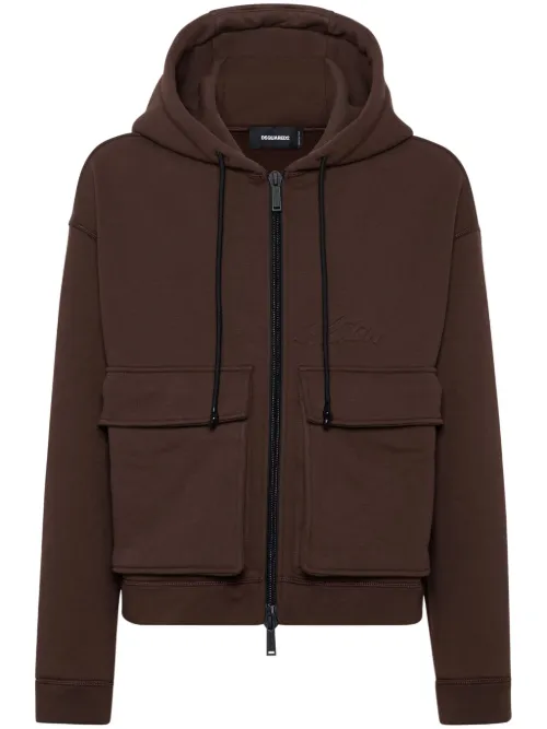 Hoodie à fermeture zippée - DSQUARED2 - Modalova