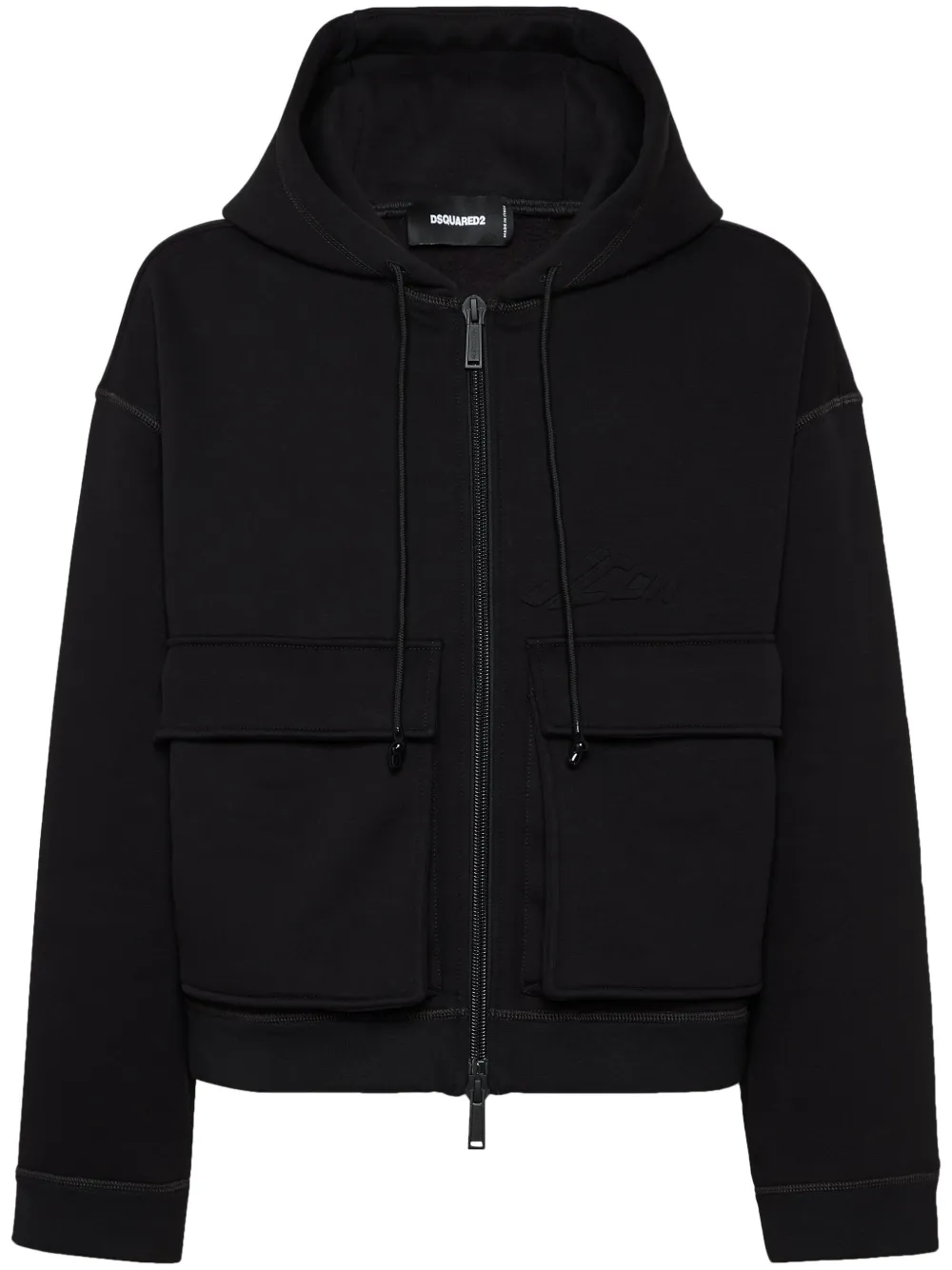 DSQUARED2 hoodie Icon | negro | Image 1